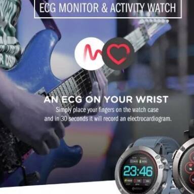$31 with coupon for Zeblaze VIBE 5 GREENCELL Smart Watch from BANGGOOD