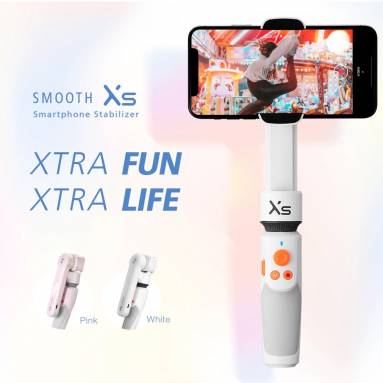 €59 with coupon for Zhiyun Smooth XS Handheld Gimbal Stabilizer for Smartphone – White from GEEKBUYING