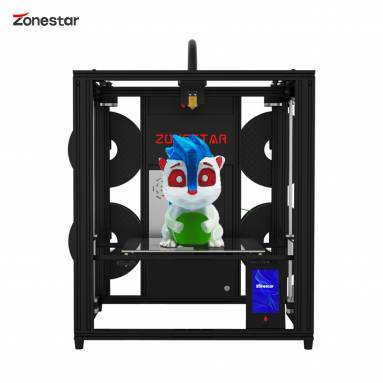 €539 with coupon for Zonestar Z9V5 MK3 4 Extruders Multicolor 3D Printer, Auto Leveling, Magnetic Bed, Resume Printing, 300*300*400mm from EU warehouse GEEKBUYING (extra $20 off paying with KLARNA)
