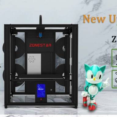 €459 with coupon for Zonestar Z9V5MK6 4 Extruders 3D Printer from EU warehouse GEEKBUYING