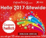 Hello 2017 5 Off Orders $50 Or More from Newfrog.com