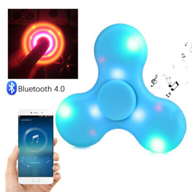 LED Light Hand Spinner Tri-spinner Fidget Spinner with Bluetooth Speaker $3.5 Free Shipping from Zapals