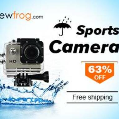 Waterproof Sports Camera-Up To 63% Off from Newfrog.com
