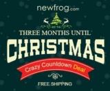 Three Months Untill Christmas–Crazy Countdown Deal from Newfrog.com