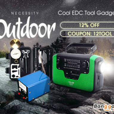 12% OFF Coupon for Outdoor Assorted Tools from BANGGOOD TECHNOLOGY CO., LIMITED