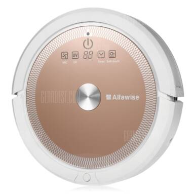 $119 with coupon for Alfawise A6 Smart Robotic Vacuum Cleaner  –  PINK from GearBest