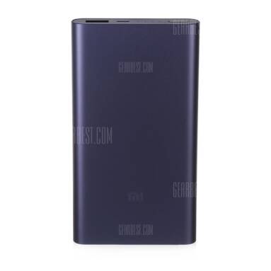 $9 with coupon for Original Xiaomi Ultra-thin 10000mAh Mobile Power Bank 2 black from Gearbest