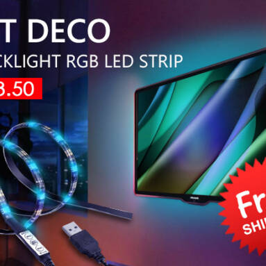 From $3.50 Free Shipping for 60 LEDs USB SMD5050 LED RGB TV Backlit Strip from Zapals