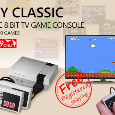 Only $29.99 Free Shipping for Classic 8-bit TV Game Consoles from Zapals