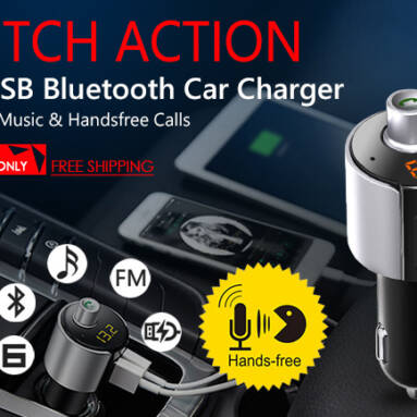 Only $9.99 Free Shipping for SAST AY-T56 Bluetooth FM Transmitter & Car Charger from Zapals