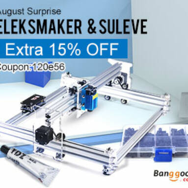 Extra 15% OFF for EleksMaker & Suleve Brand Products from BANGGOOD TECHNOLOGY CO., LIMITED
