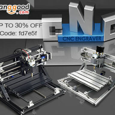 Up to 30% OFF for CNC Engarving Machine with Extra 15% OFF Coupon from BANGGOOD TECHNOLOGY CO., LIMITED