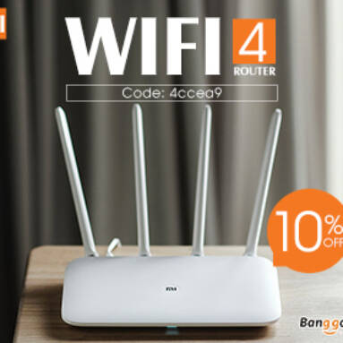Only $53.09 for Xiaomi Mi WiFi 4 2.4/5G Dual Band Wireless Router from BANGGOOD TECHNOLOGY CO., LIMITED