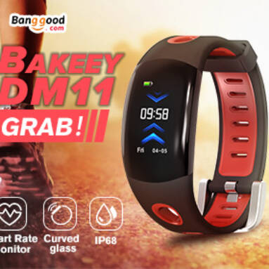 Only US$ 24.99 for Bakeey DM11 Smart Wristband from BANGGOOD TECHNOLOGY CO., LIMITED