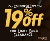 19% OFF for Lighting Bulb from BANGGOOD TECHNOLOGY CO., LIMITED