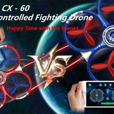 $79.99 for Cheerson CX-60 Fighting Drone, free shipping  from TOMTOP Technology Co., Ltd