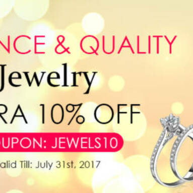 Extra 10% off with Coupon jewels10 for Elegant and Quality Jewelry from Zapals