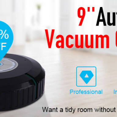 9" Automatic Vacuum Cleaner from Newfrog.com