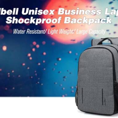 $25 with coupon for coolbell Unisex Business Laptop Shockproof Backpack – BLACK 15.6 INCH from GearBest