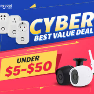 Cyber Best  Value Deal:Uder $5-$50 for All Categories from BANGGOOD TECHNOLOGY CO., LIMITED