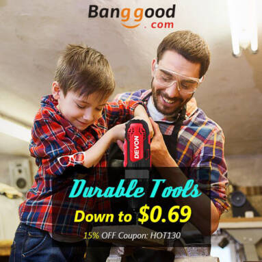 15% OFF for Durable Tools Promotion from BANGGOOD TECHNOLOGY CO., LIMITED