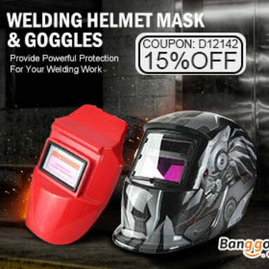 15% OFF Welding Tools and Helmet Mask from BANGGOOD TECHNOLOGY CO., LIMITED