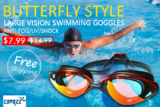 Copozz GOG-3550 Anti-Fog UV Anti-shock Swimming Goggles $7.99 Free Shipping from Zapals