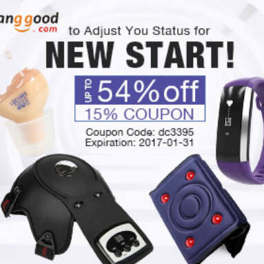 New Year Presents for Parents‘ Health: Up to 54% OFF from BANGGOOD TECHNOLOGY CO., LIMITED
