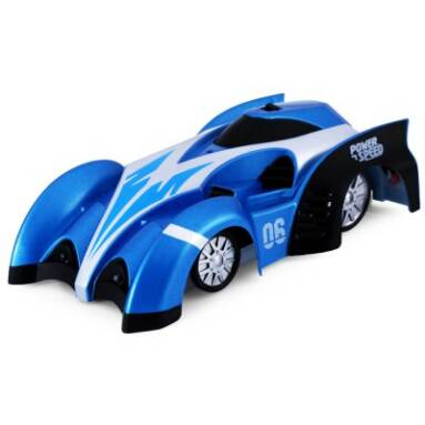 $9 with coupon for DHD X – RUN C1 Wall Climbing Car IR Control Climbing Mode  –  BLUE from GearBest