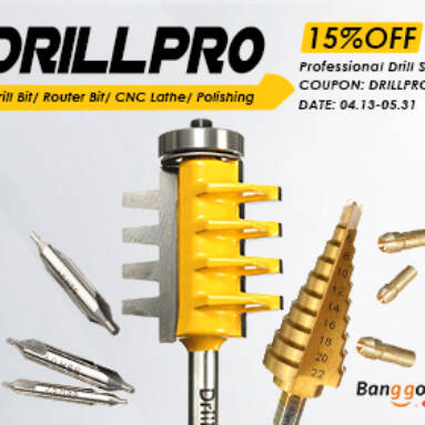 15% OFF for Professional Drill Products from BANGGOOD TECHNOLOGY CO., LIMITED