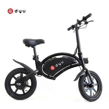 €372 with coupon for DYU D3F 10Ah 36V 250W Folding Moped Electric Bike 14in 25km/h Top Speed 20-40km Mileage Max Load 120kg Intelligent E-Bike from EU CZ WAREHOUSE from BANGGOOD