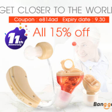 15% OFF for Digital Invisible Hearing Aid Kits from BANGGOOD TECHNOLOGY CO., LIMITED