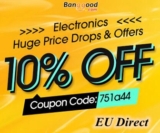 10% OFF Electronics Promotion in EU Warehouse from BANGGOOD TECHNOLOGY CO., LIMITED