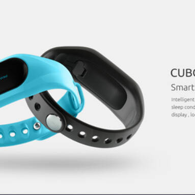 $9 FLASHSALE for CUBOT V1 Sleep Monitoring Smart Band IP65 Waterproof  –  BLACK from GearBest