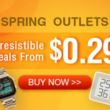 Up to 82% OFF Spring Clearance for Fashion & LED & Home  from BANGGOOD TECHNOLOGY CO., LIMITED