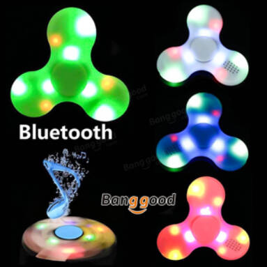 $1.99 for ECUBEE Bluetooth Music LED Fidget Spinner from BANGGOOD TECHNOLOGY CO., LIMITED