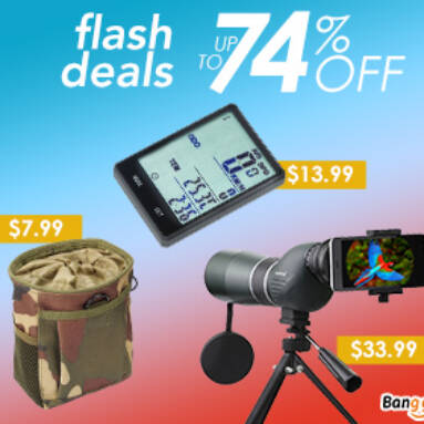 Flash Deals: Up to 74% OFF for Sports & Outdoor from BANGGOOD TECHNOLOGY CO., LIMITED