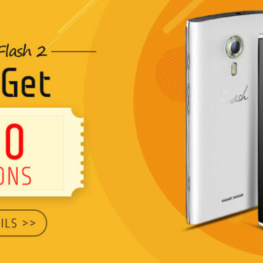 Buy Alcatel Flash2 phone 100% get $200 coupons from TinyDeal