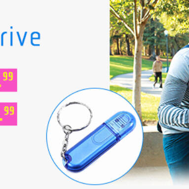 8%OFF for UV-W01 64GB Wireless Storage Key Chain Wifi Stick Flash Drive for Smartphones Tablets Computers from TinyDeal