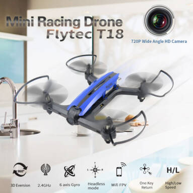 $6 discount for Flytec T18 Quadcopter, free shipping  $39.99 (Code: TTFLYT18) from TOMTOP Technology Co., Ltd