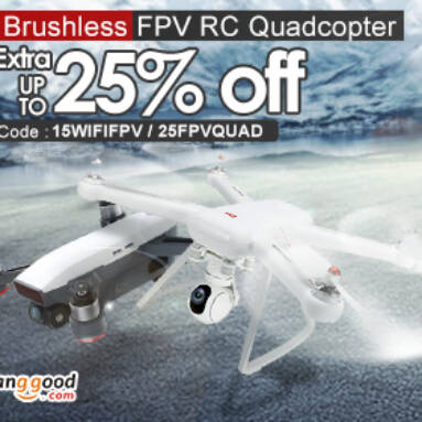 (UPDATED) 25% OFF for Heat FPV RC Quadcopter from BANGGOOD TECHNOLOGY CO., LIMITED