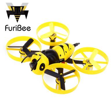 $49 flashsale for FuriBee F90 90mm Wasp Mini FPV Racing Drone – BNF  –  VERSION 1  YELLOW from GearBest