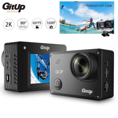 GitUp Git2P 90° FOV Waterproof Action Camera 2160P 16MP WiFi – Pro Packing $109.99 Free Shipping from Zapals