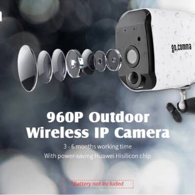 $52 with coupon for gocomma 960P Outdoor Wireless IP Security Camera from GearBest