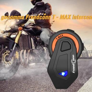 $50 with coupon for gocomma Freedconn T – MAX Motorcycle Bluetooth Intercom from GEARBEST
