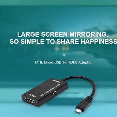 $2 with coupon for gocomma Micro USB to HDMI MHL Adapter from GearBest