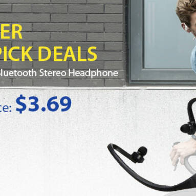 Sport Wireless Bluetooth Stereo Headphone-$3.69 for free shipping from Newfrog.com