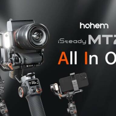 €279 with coupon for hohem iSteady MT2 Kit 3-Axis Camera Stabilizer with AI Vision Sensor and Fill Light Module from BANGGOOD