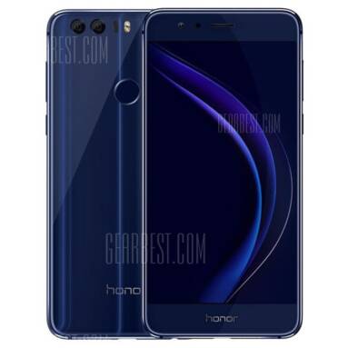 $321 with coupon for Huawei Honor 8 Global Version 4G Smartphone Blue from GearBest