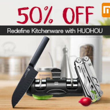 50% OFF Sale for Xiaomi HUOHOU Kitchen Products from BANGGOOD TECHNOLOGY CO., LIMITED